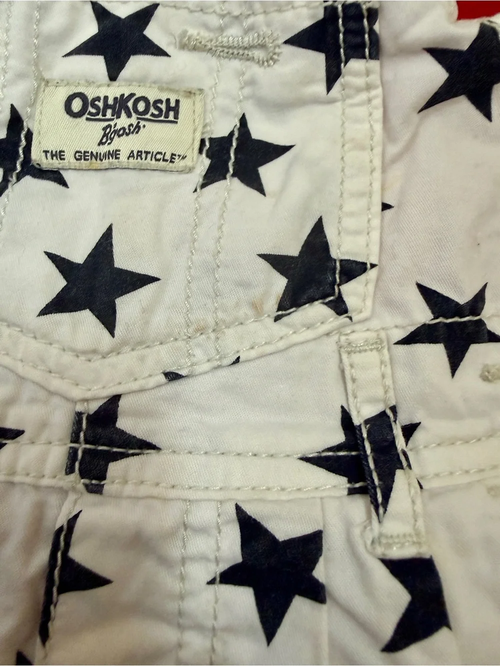 Osh Kosh Star Overalls Jumper Dress Set